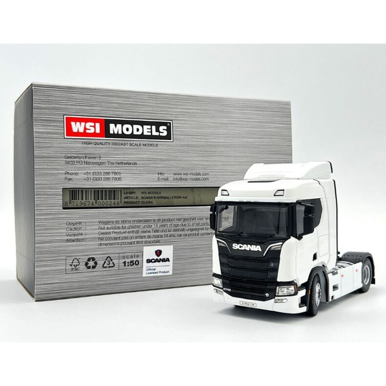 New Scania R Normal Cr20N 4x2,WSI Truck Models - Modeltruckland