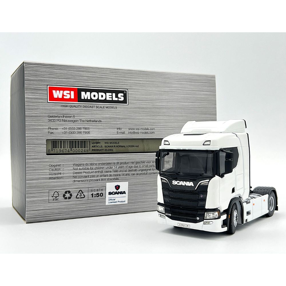 New Scania R Normal Cr20N 4x2,WSI Truck Models - Modeltruckland