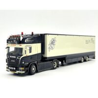 Scania R6 topline 4x2 semi box trailer Van der Meer Flowers,WSI Truck Models