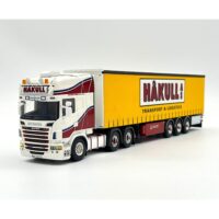 Scania R6 topline 6x2 curtainside trailer Hakull,WSI Truck Models