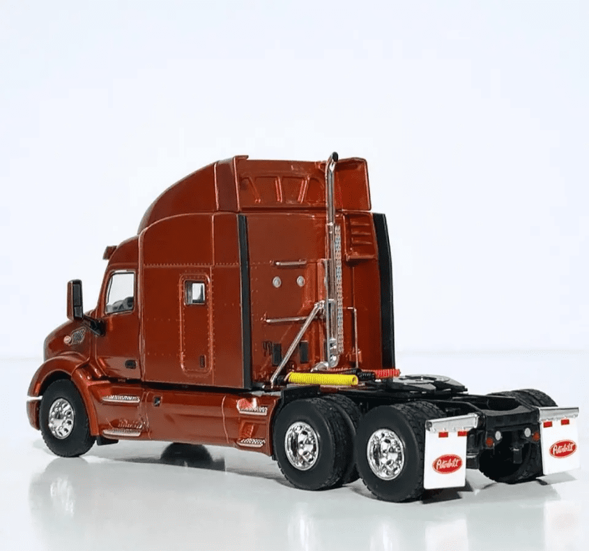 WSI Models 1/50 - Peterbilt 579 6X4 - Marron - Camion Miniature Collection