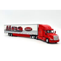 Peterbilt 579 6x4 with box trailer 2 axle,WSI Truck Models