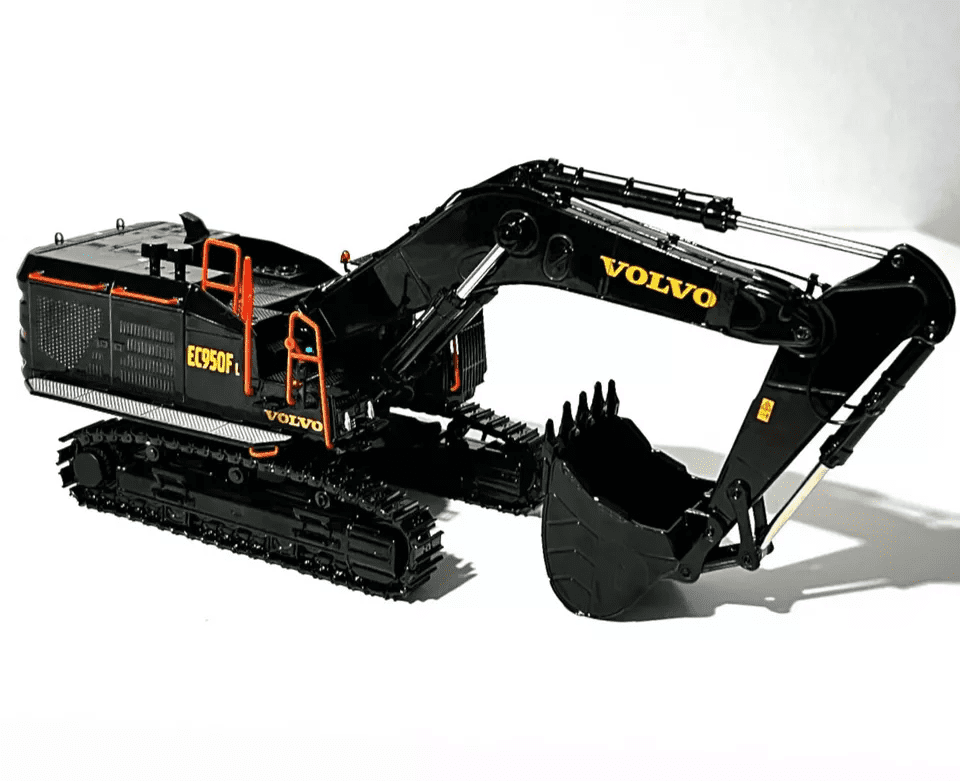 Volvo EC950F excavator in black,construction vehicle,WSI