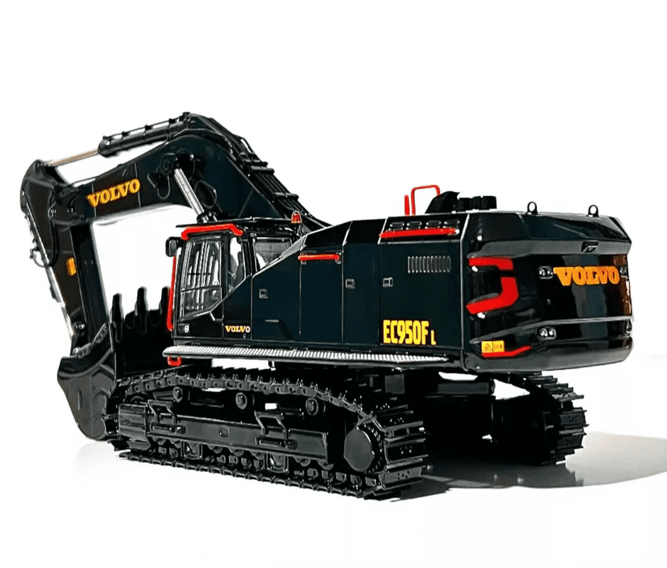 Volvo EC950F excavator in black,construction vehicle,WSI