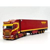 Scania R normal CR20N 6x2 twin steer reefer trailer- 3 axle Meijering Transport,WSI Truck Models (2)