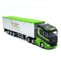 DAF XG 6x2 twin steer volume trailer-3 axle Gebr. Blankespoor,WSI Truck Models (2)