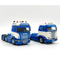 Scania 143 steamline+Scania R5 Highline 6x2 Van den Broeck,WSI Truck Models