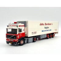 Volvo F12 globetrotter 4x2 reefer trailer - 3 axle Johs Davidsen,WSI Truck Models (2)