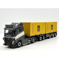 Volvo FH5 sleeper cab 6x2 twin steer 2connect combi trailer- 5 axle + 2x 20FT container M. de Groot,WSI Truck Models (2)