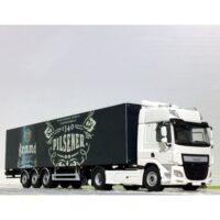 DAF CF space cab 6x2 box trailer- 3 axle Brand Bierbrouwerij,WSI Truck Models