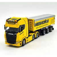 Scania S highline CS20H 6x2 tag axle tipper trailer- 3 axle Methorst Zuig- & Blaastechniek,WSI Truck Models (2)