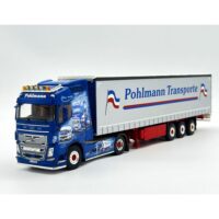 Volvo FH4 globetrotter 4x2 curtainside trailer Pohlmann,WSI Truck Models (2)