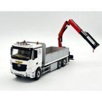 Mercedes-Benz Actros MP5 2.300mm classic space riged flatbed truck 6x2 tag axle with palfinger crane PK 19.001 SLD 5,WSI Truck Models