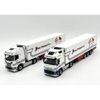 Scania + Volvo reefer trailers Stam,WSI Truck Models