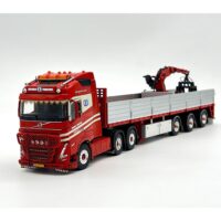 Volvo FH5 globetrotter 6x2 tag axle brick trailer- 3 axle Int. Transporten Croonen,WSI Truck Models (2)