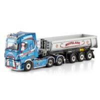 Renault trucks T high 6x2 tag axle half pipe tipper trailer - 3 axle Moyglare,WSI Truck Models