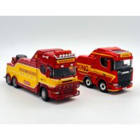 Scania R4+Scania R falkom (wrecker) Assistancekaren+Viking,WSI Truck Models