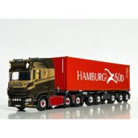 Scania S highline skeletal trailer+40ft container Gustavsson,WSI Truck Models