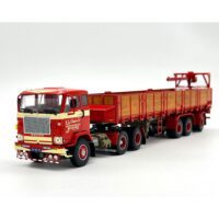 Volvo F88 6x2 tag axle classic brick trailer- 3 axle Fa. J.v.'t Kruis & Zn.,WSI Truck Models (2)