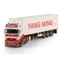 Volvo FH5 globetrotter 6x2 twin steer flex container trailer- 3 axle+ 40ft reefer container carrier F&R Transport,WSI Truck Models