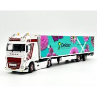 Volvo FH5 globetrotter XL 4x2 tridec reefer trailer - 2 axle Brandhoff Transport,WSI Truck Models (2)