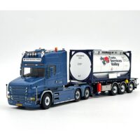 Scania T6 torpedo topline 6x2 tag axle 30ft container trailer- 3 axle + 20ft tank container Tank Services Valley BV,WSI Truck Models