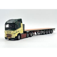 Volvo FH5 globetrotter 6x2 tag axle flatbed trailer- 4 axle Torben Ramsdal,WSI Truck Models