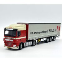 DAF XF space cab MY2017 4x2 tridec curtainside trailer- 3 axle Kuijs,WSI Truck Models