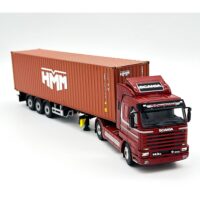 Scania 143 streamline 4x2 with 40ft container HMM,WSI Truck Models