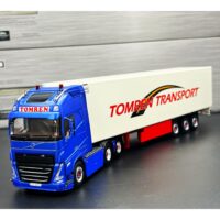 Volvo FH5 globetrotter XL 6x2 tag axle reefer trailer- 3 axle Tomren,WSI Truck Models
