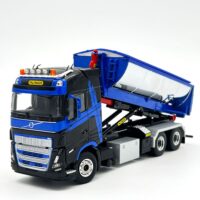 Volvo FH5 globetrotter riged truck with hooklift system 6x4 + asphalt container,WSI Truck Models