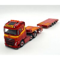 Volvo FH5 globetrotter 6x2 twin steer semi low loader - 3 axle Klaas Kuiper Transport,WSI Truck Models