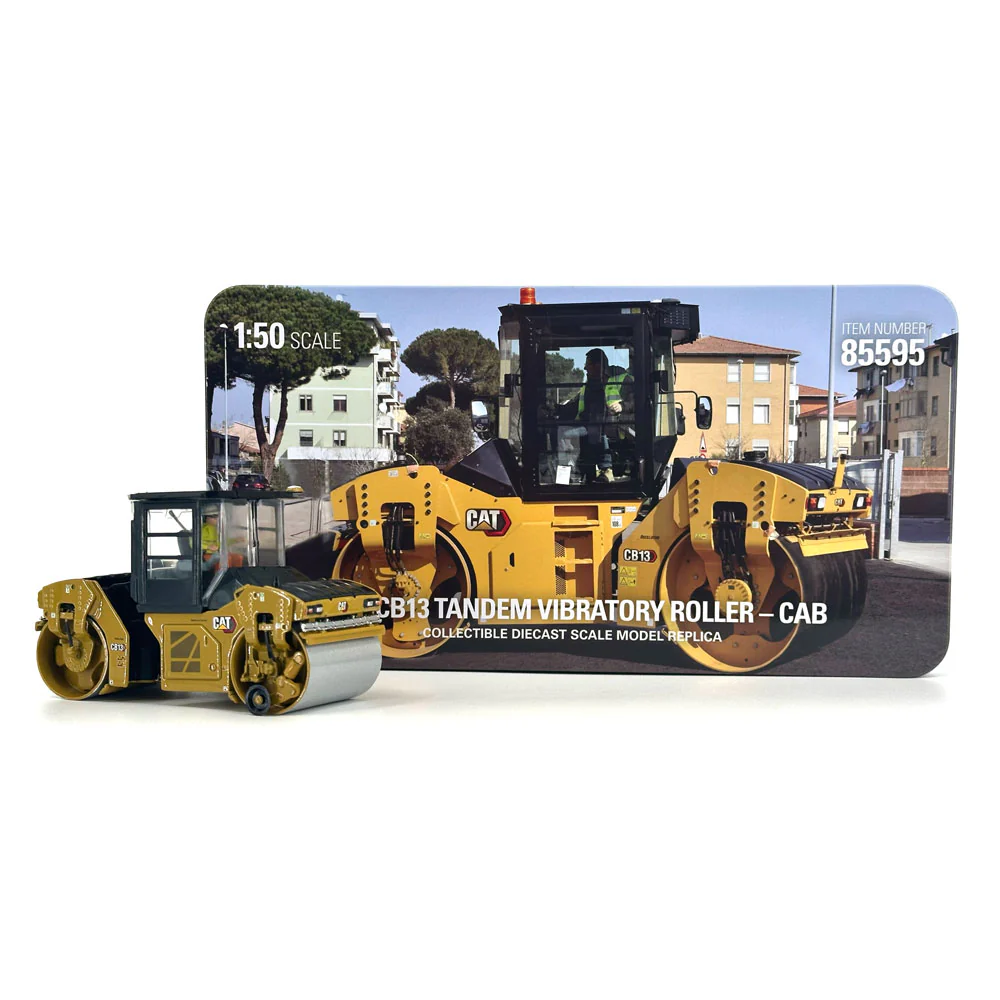 CAT 1/50 ロードローラ CB13 CAT 1/50 ロードローラ CB13 1/50 Cat CB13 Tandem Vibratory Roller
