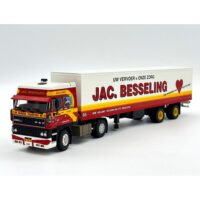 DAF 3300 SC 4x2 classic box trailer De Drieban Transport WSI Truck Models