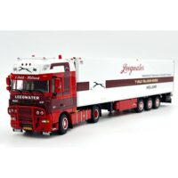 DAF XF 105 SSC 4x2 reefer trailer Leegwater WSI Truck Models
