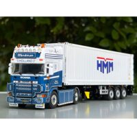 Scania 144L topline + trailer + 40ft reefer container Meulman Transport WSI Truck Models