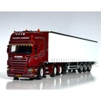 Scania R5 topline 6x2 curtainside trailer Freddy Gerdez WSI Truck Models