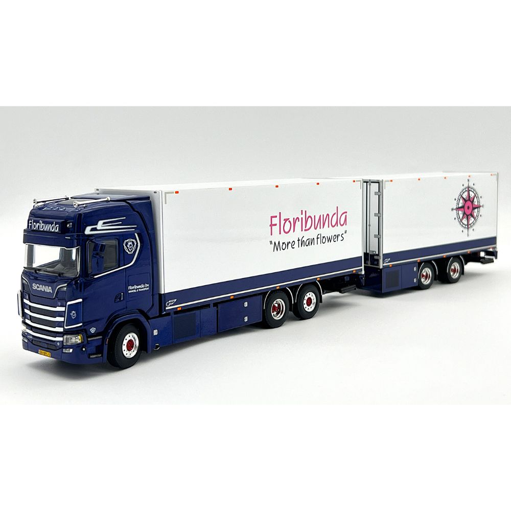 Scania S highline CS20H riged reefer truck 6x2 Floribunda WSI Truck Models