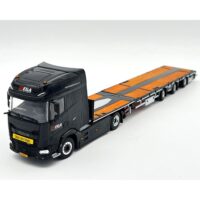 DAF XG+ 4x2 flatbed mega trailer 3 axle Mega Transport WSI Truck Models