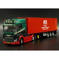 DAF XG + trailer + 40ft container PGA transport WSI Truck Models