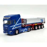 Scania R highline CR20H 4x2 tipper trailer - 3 axle Augst WSI Truck Models
