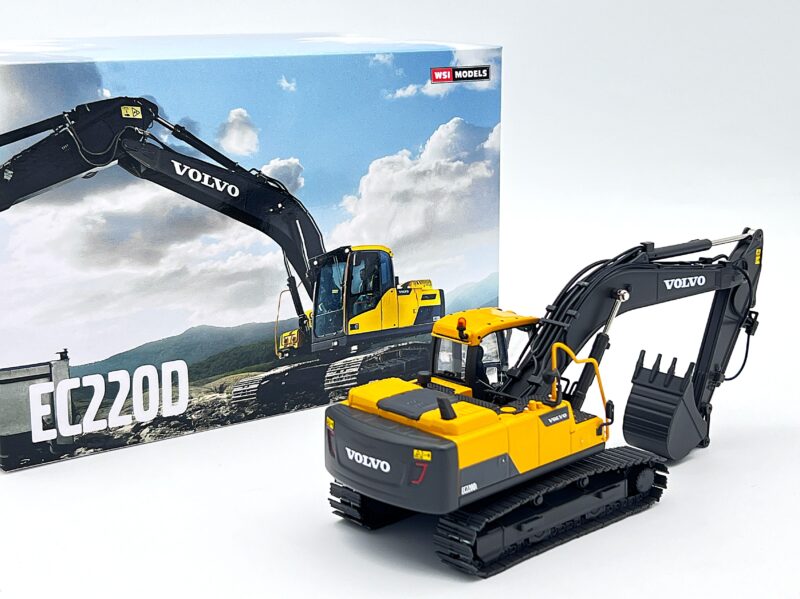 Volvo EC220D crawler excavator WSI Truck Models - Modeltruckland