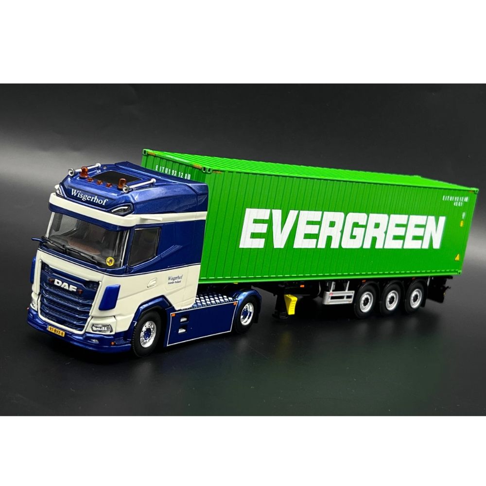 DAF XG + trailer + 40ft container Wisgerhof WSI Truck Models