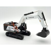 Volvo EC950F excavator in white,construction vehicle,WSI Truck Models