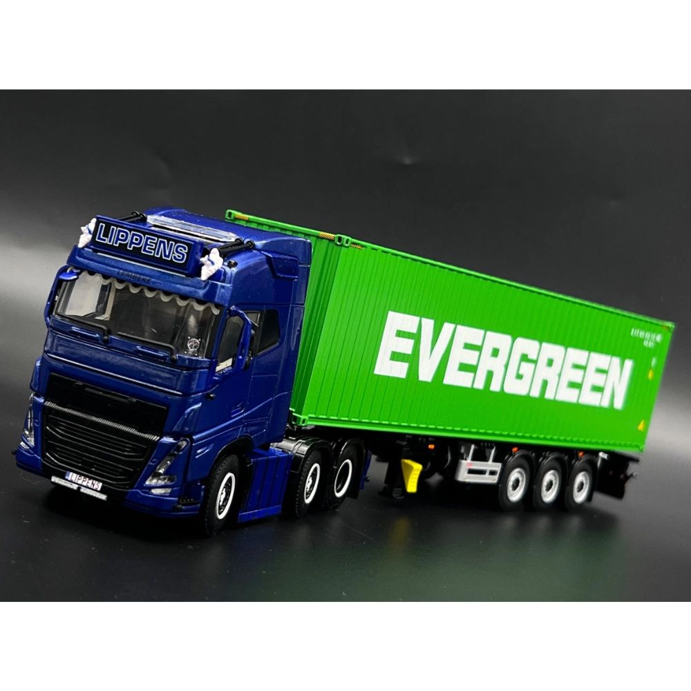 Volvo FH5 + trailer + 40ft container Lippens WSI Truck Models