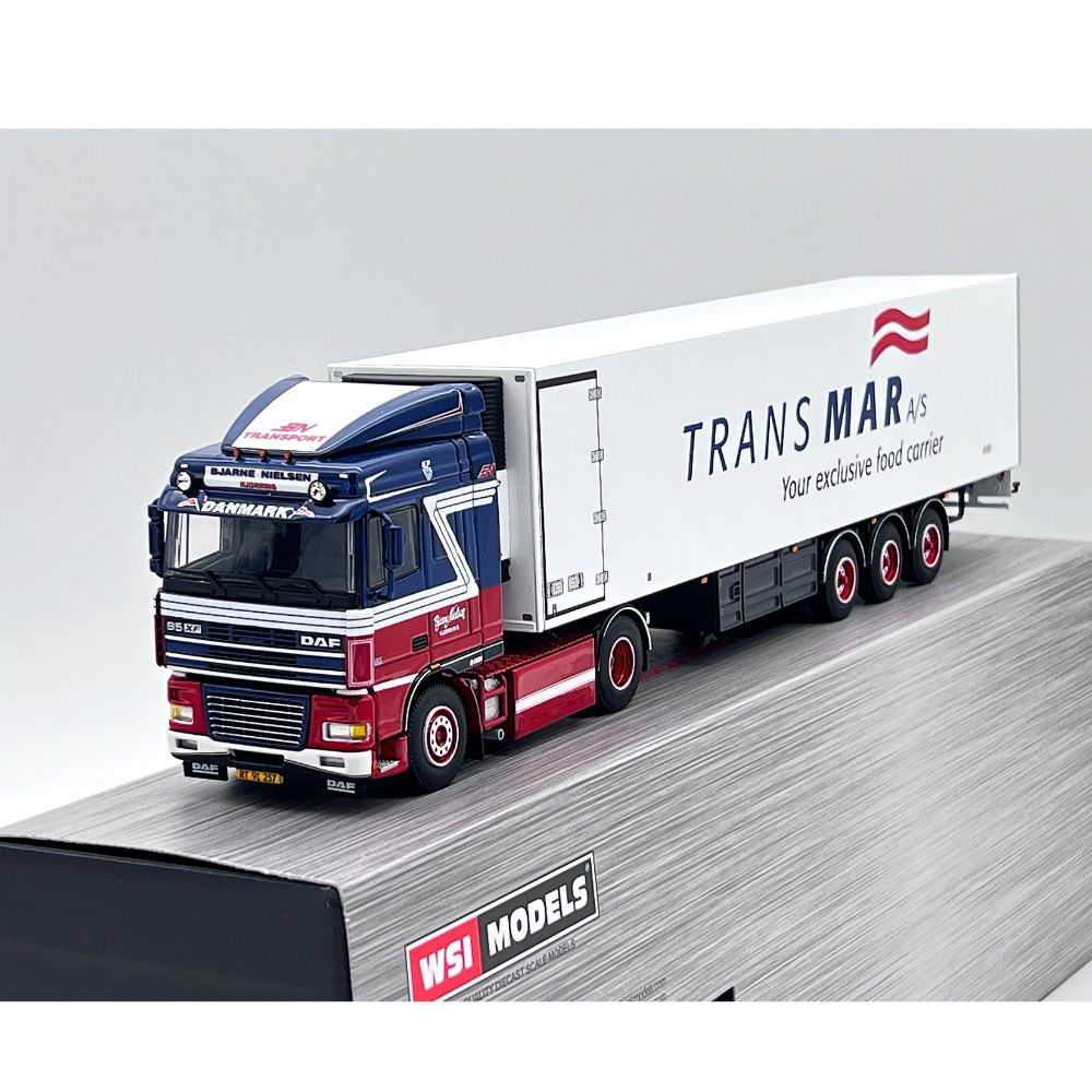 DAF 95XF space cab 4x2 reefer trailer Bjarne Nielsen WSI Truck Models