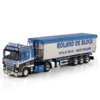 DAF 95XF space cab 4x2 tipper volume trailer Roland de Block WSI Truck Models