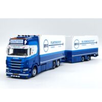 Scania R highline riged reefer truck combi M.G. van Zuijlen WSI Truck Models