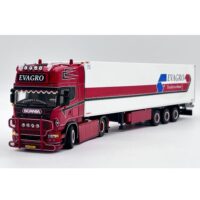 Scania R6 topline 4x2 reefer trailer Evagro WSI Truck Models