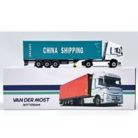 Volvo FH aero globetrotter 4x2 flex container trailer + 40ft container Van der Most WSI Truck Models